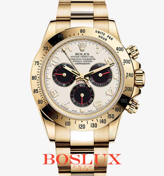 Rolex 116528-0038 PRIS Cosmograph Daytona
